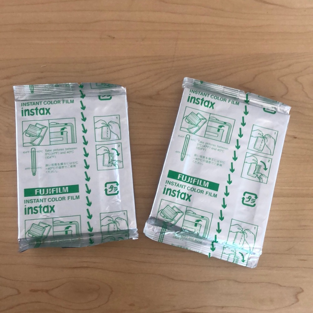 Unopened instax film - large size